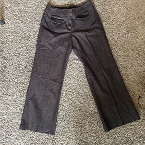 Brown Wide-Leg Trousers